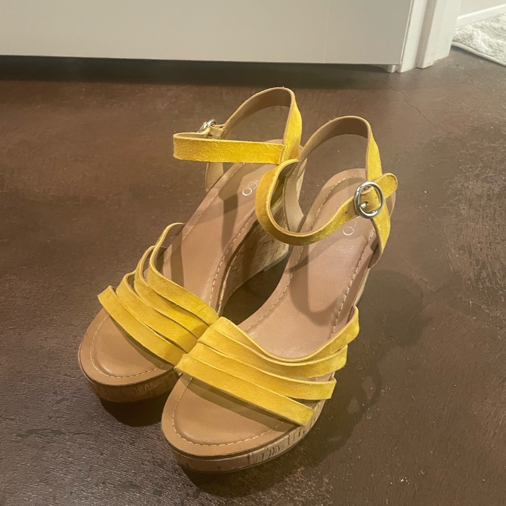 Franco Sarto cork wedge heels - Picture 2 of 5